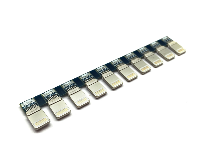 Lightning接口（苹果数据线接口）热压焊案例 - PCB、FPC热压焊 - 1